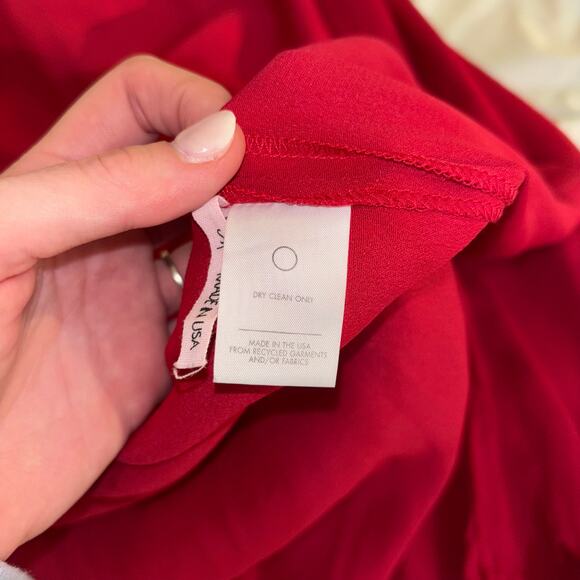 REFORMATION Red Midi Dress – Size Small- Taylor Swift Red Dress with Cutouts - Picture 11 of 13